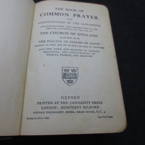 Vintage Canadian Pacific Mini Common Prayer / Bible Book - Extremely Rare !! - Picture 9 of 12